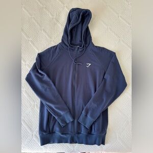 Gymshark Dark Blue Zip-Up Sweater